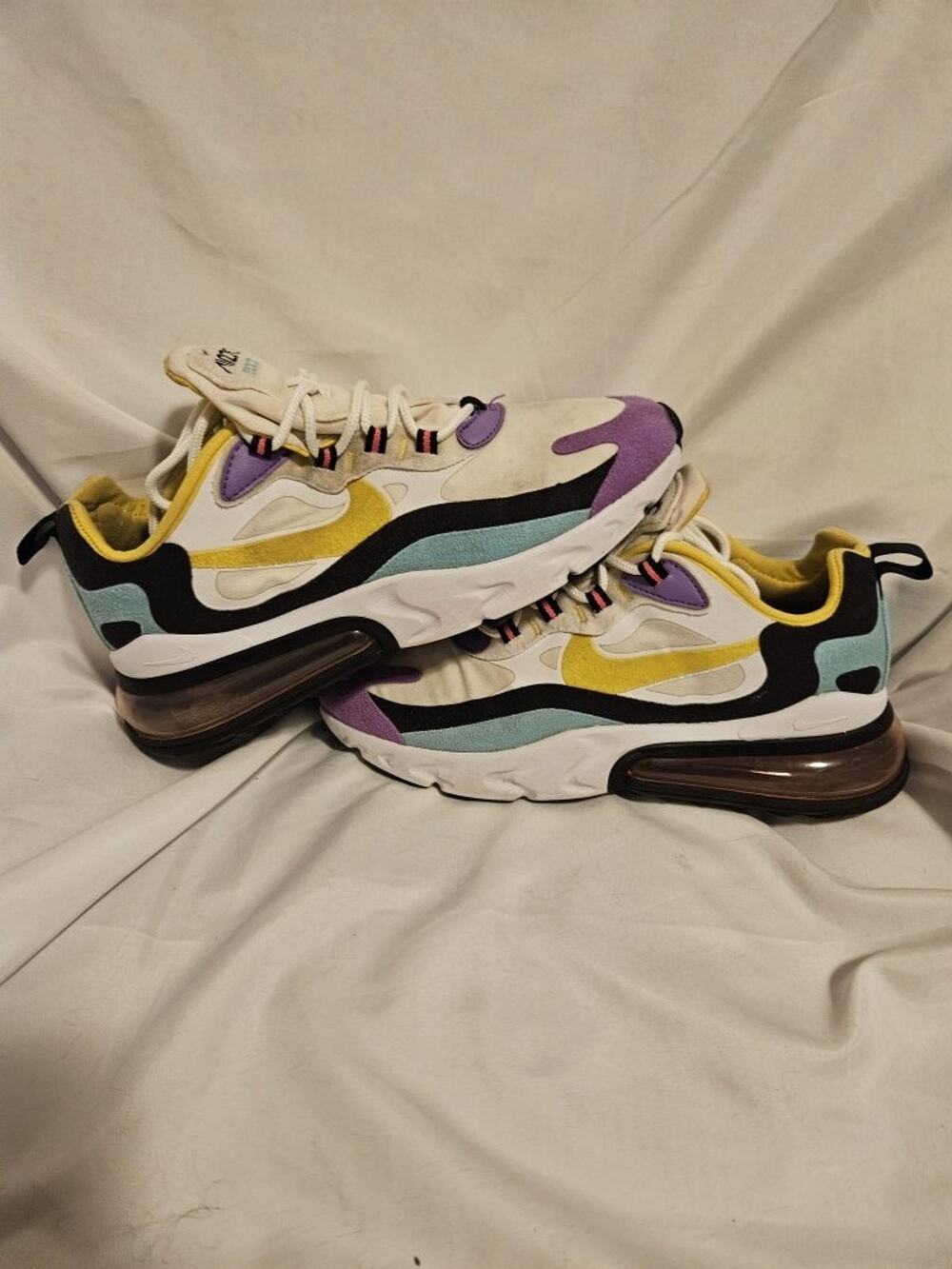 Nike Air Max 270 React Bright Violet Womens US 8.5 AT6174-101